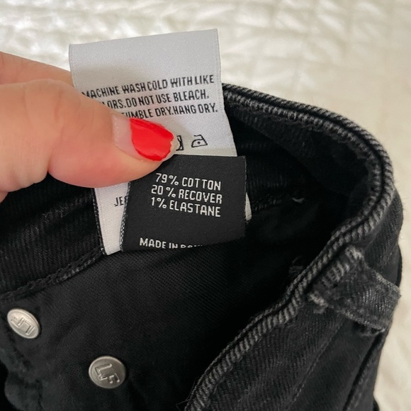 Lovers & Friends black ultra high rise slim boot denim - Picture 13 of 14